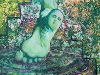 no gods no masters ©️ - 2024, 12x16”, acrylic on canvas board